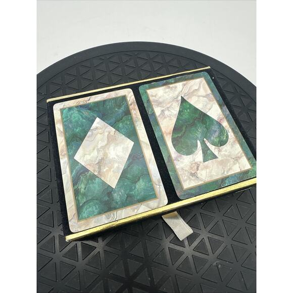 Vintage Congress Marble Design Dual Playing Cards Spain - Picture 1 of 4